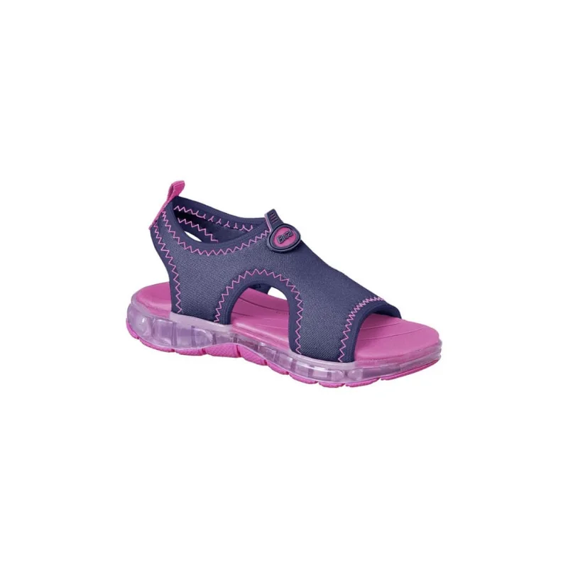 Sandália Infantil Feminina Bical Flash Marinho Pink