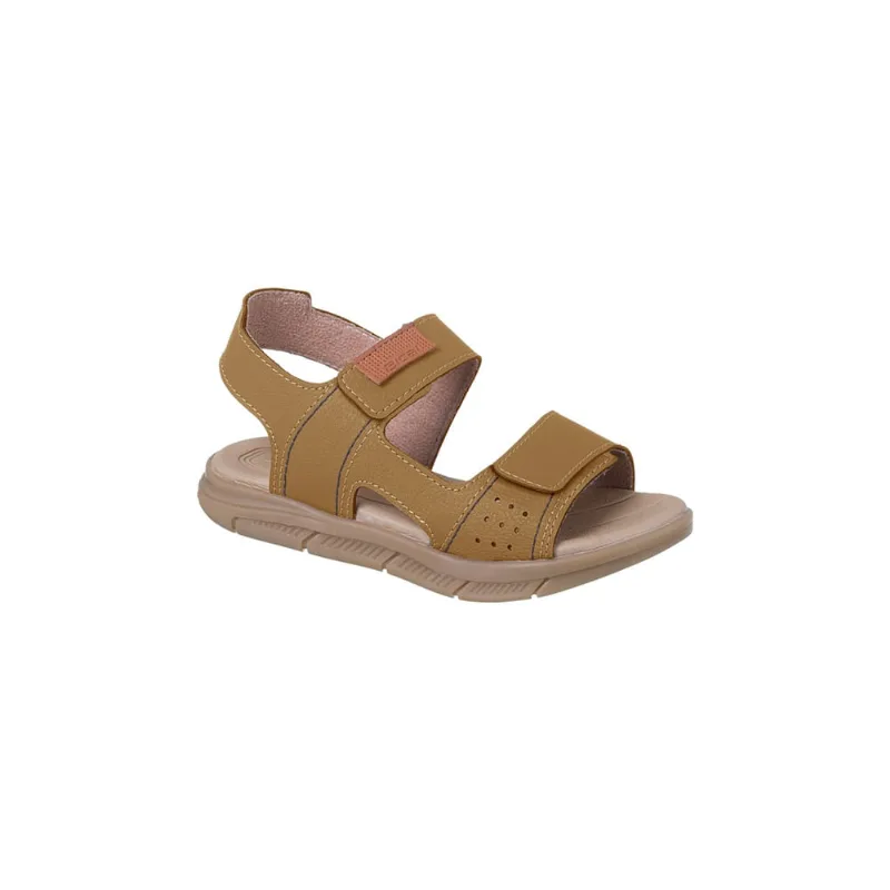 Sandália Infantil Masculina Bical Surf Fecho Duplo Mostarda