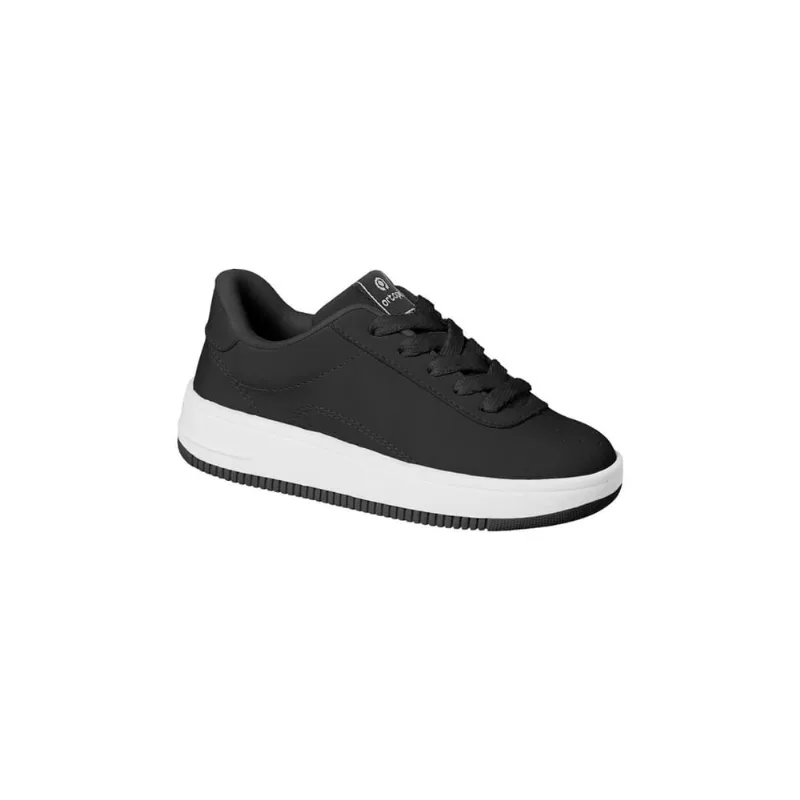 Tênis Infantil Masculino Ortopé Bliss Cadarço Preto