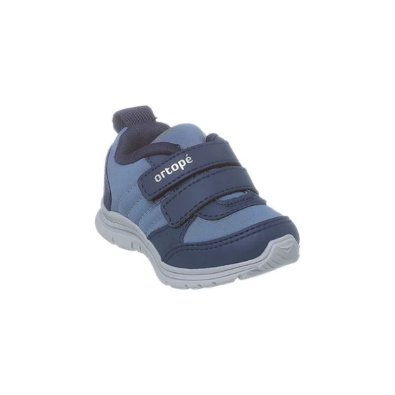 Tênis Infantil Masculino Ortopé Dna Flex Básico Azul Marinho