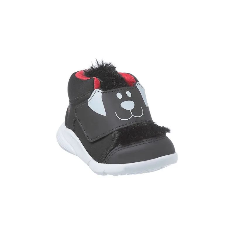 Tênis Cano Alto Infantil Masculino Ortopé Sport Baby Cachorrinho Preto