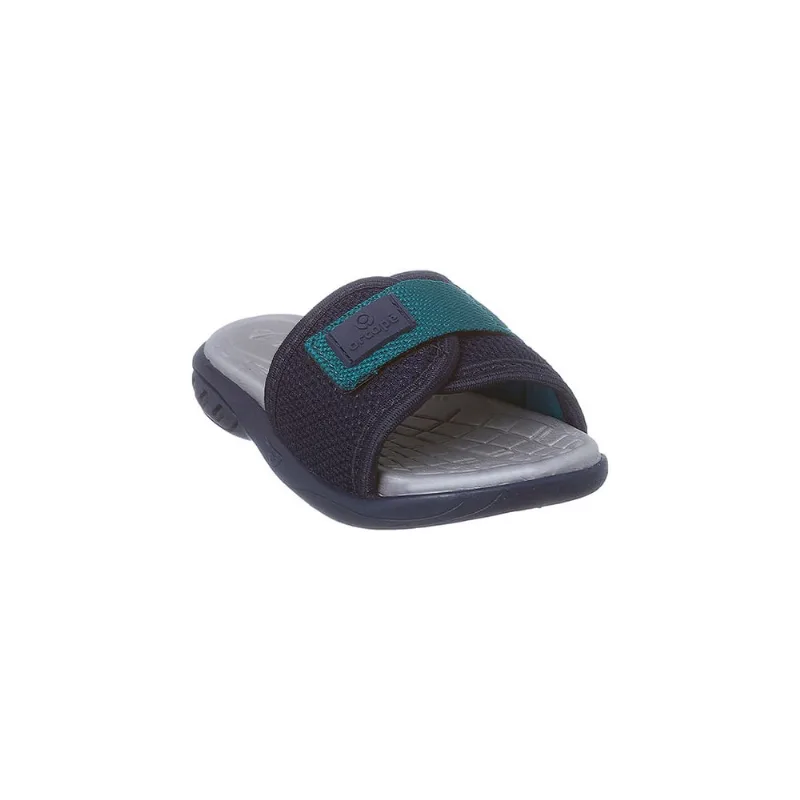 Chinelo Slide Infantil Masculino Ortopé Energy com Regulagem Azul Marinho