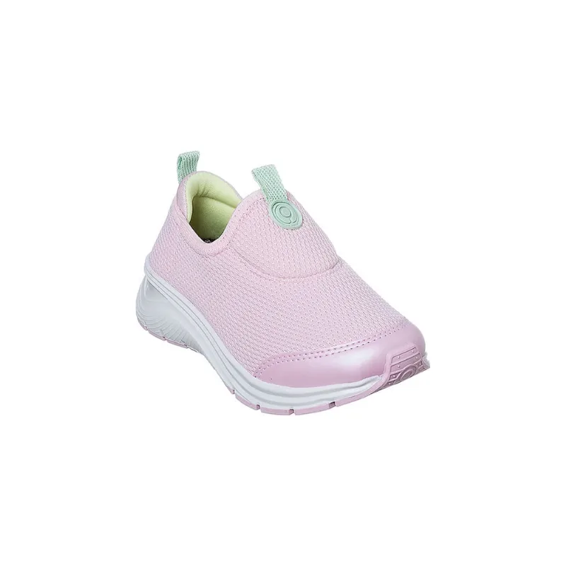Tênis Infantil Feminino Ortopé Flex Run Comfy Calce Fácil Rosa