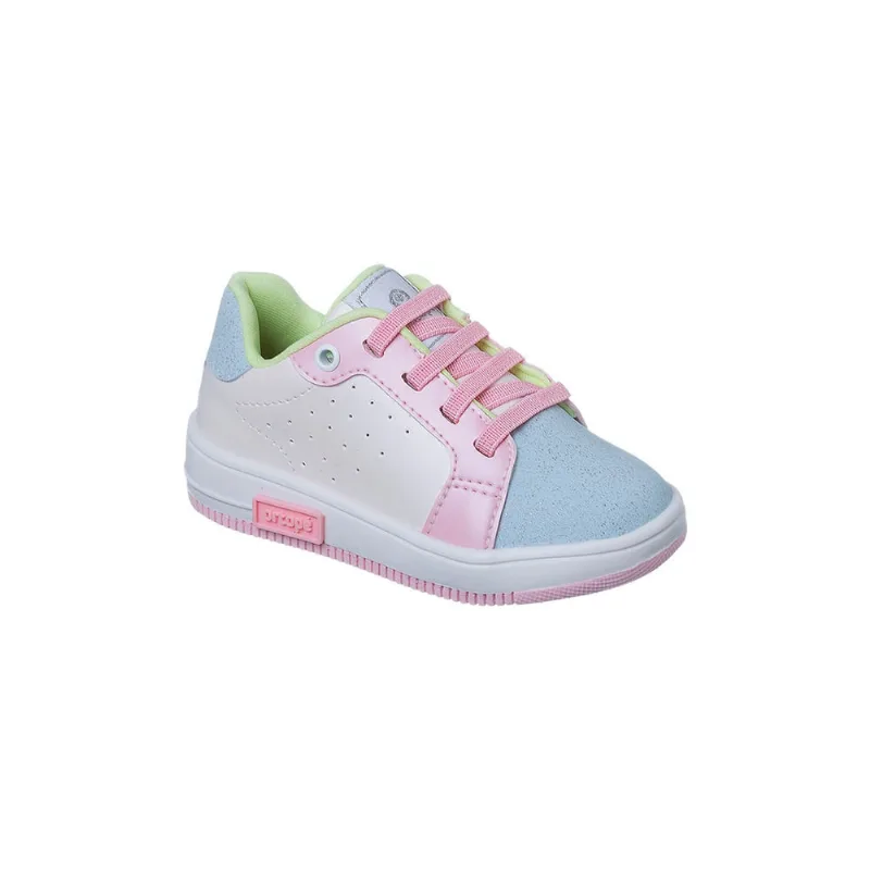 Tênis Infantil Feminino Ortopé Bliss Calce Fácil com Glitter Colorido