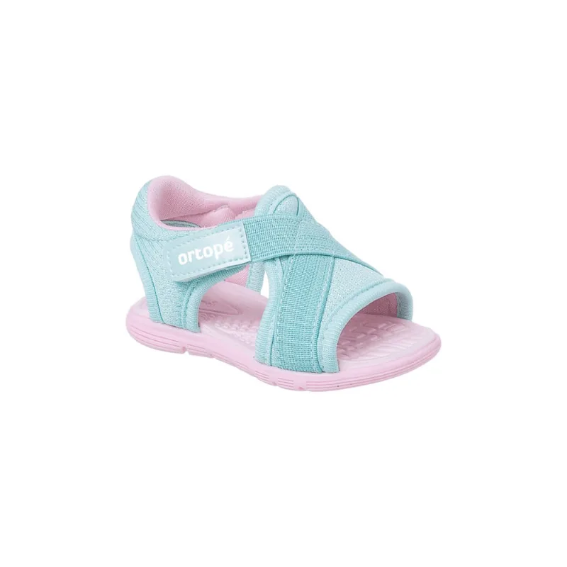 Sandália Infantil Feminina Ortopé Brincadeira Menta