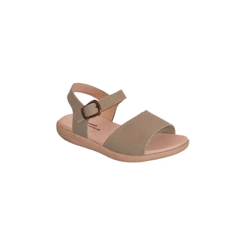 Sandália Infantil Masculina Ortopé Autêntica Basic Creme