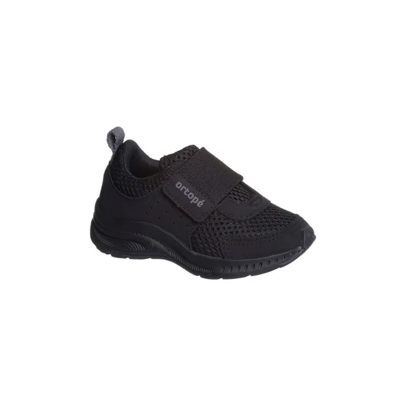 Tênis Infantil Masculino Ortopé Dna Flex Fecho Prático Preto