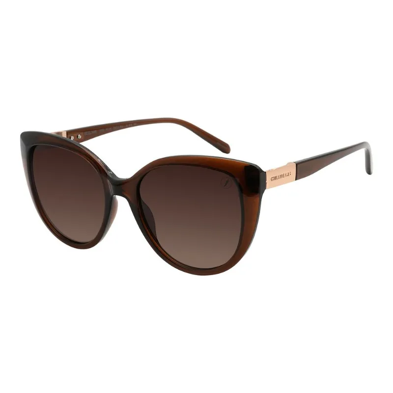 Óculos de Sol Feminino Chilli Beans Cat Degradê Marrom OC.CL.5405.5702 M