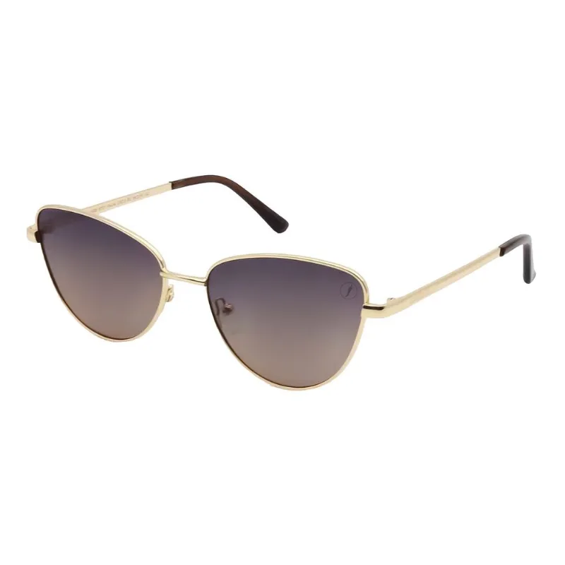 Óculos de Sol Feminino Chilli Beans Cat Dourado Polarizado OC.MT.4400.5721 M