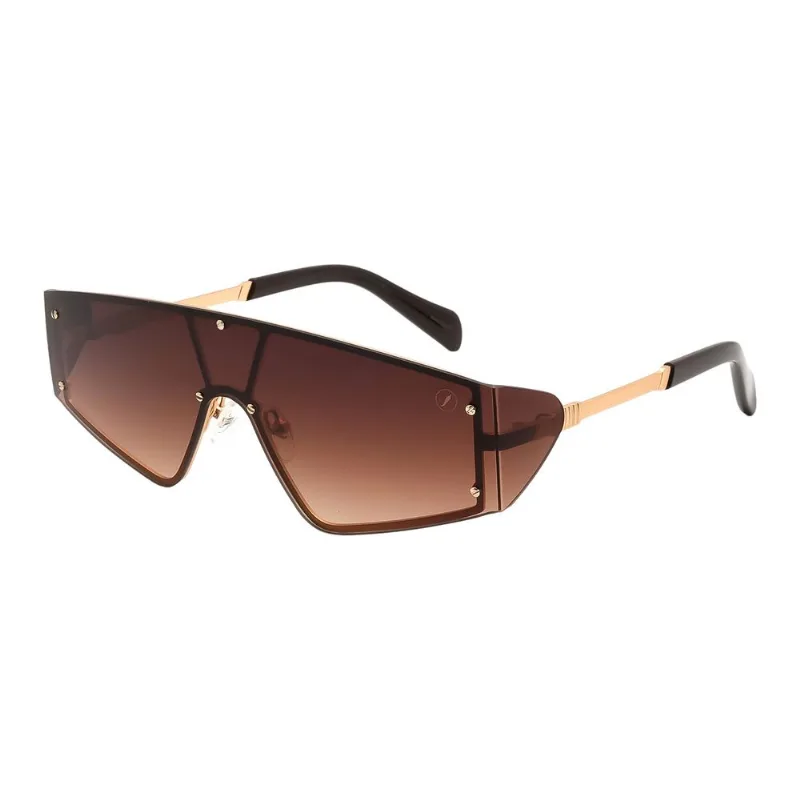 Óculos de Sol Feminino Bended Lenses Quadrado Dourado OC.MT.4570.5721