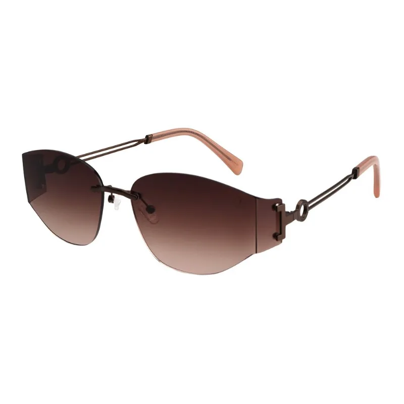 Óculos de Sol Feminino Bended Lenses Quadrado Bege OC.MT.4608.2395