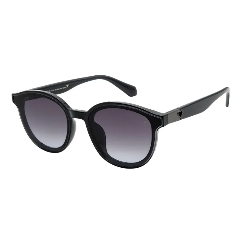 Óculos de Sol Feminino Cazuza Redondo Degradê Preto OC.CL.5909.2001