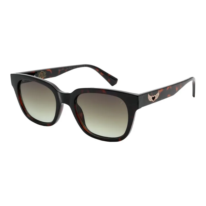 Óculos de Sol Feminino Charlie Brown Jr Quadrado Degradê Verde OC.CL.5910.8206