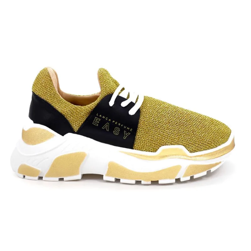 Tênis Lança Perfume Casual Metalizado - Feminino - Cores: Dourado - Prata / Branco - Preto