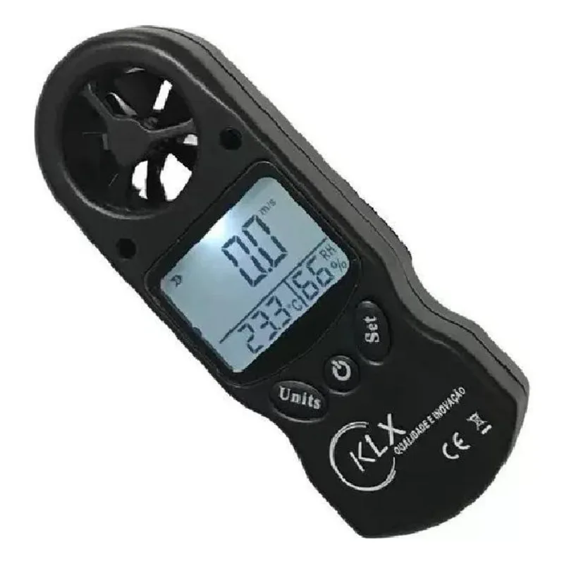 3x Termometro Anemômetro Medidor Vento Humidade Profissional