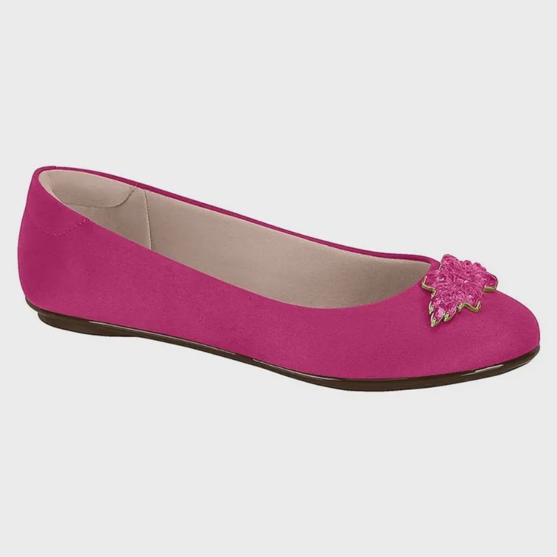Sapatilha Moleca 5642.329 Camurça Sapatinho Feminino