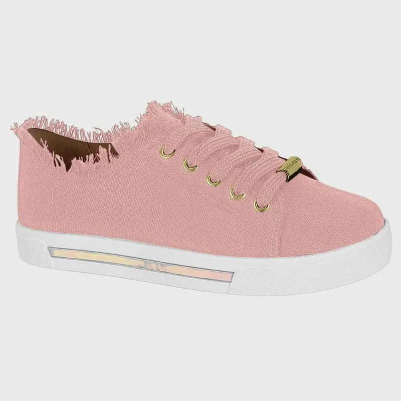Tênis Infantil Feminino Lona Rosa Claro Molekinha 2524.331