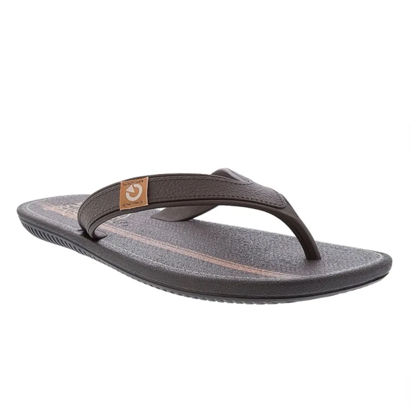 Sandália Cartago Masculina Dakar 43/44 Marrom Castor - CARTAGO