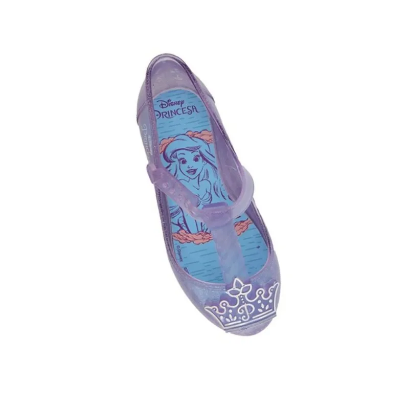 Sandália Infantil Grendene Disney Princesas Lilás Tamanho 32/33
