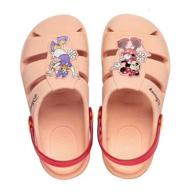 Sandália Babuche Infantil Grendene Disney Fun Rosa 32/33