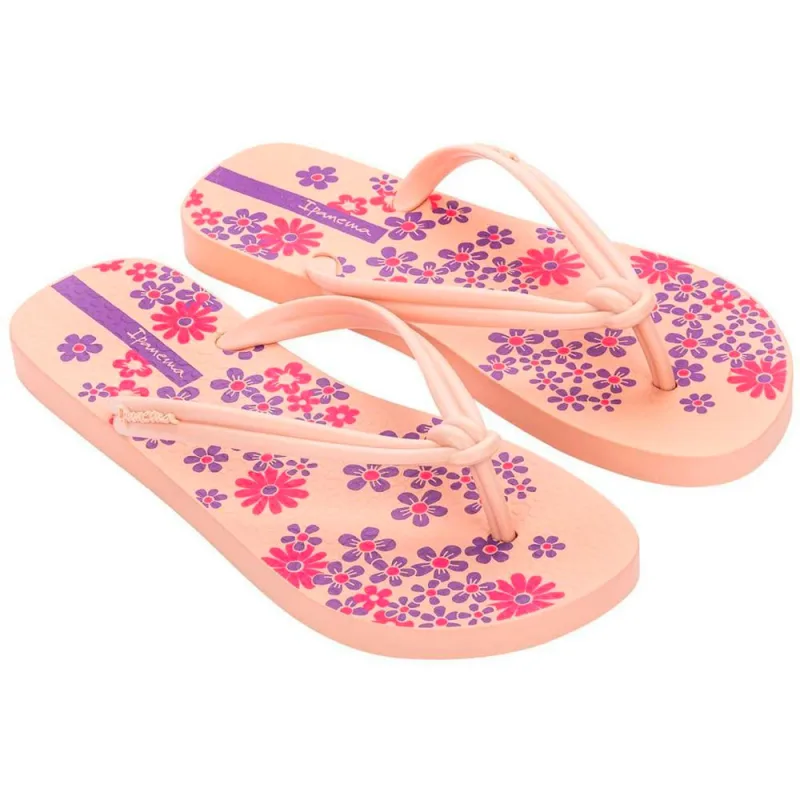 Sandália Ipanema Elo Print Bege, Lilás e Rosa 36 - IPANEMA - Vestuário