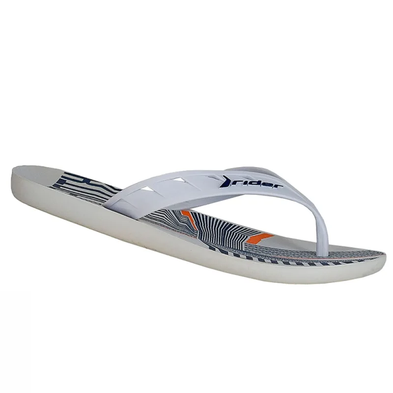 Sandália Rider Masculina Street City Branca e Azul 39/40 - RIDER - Vestuário