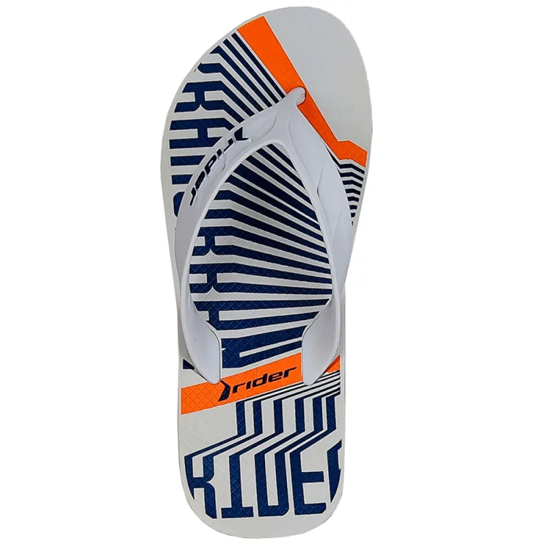 Sandália Rider Masculina Street City 43/44 Branca e Azul - RIDER - Vestuário