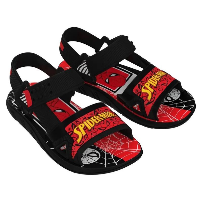 Sandália Papete Marvel Spider Web Grendene Kids Preta 33/34