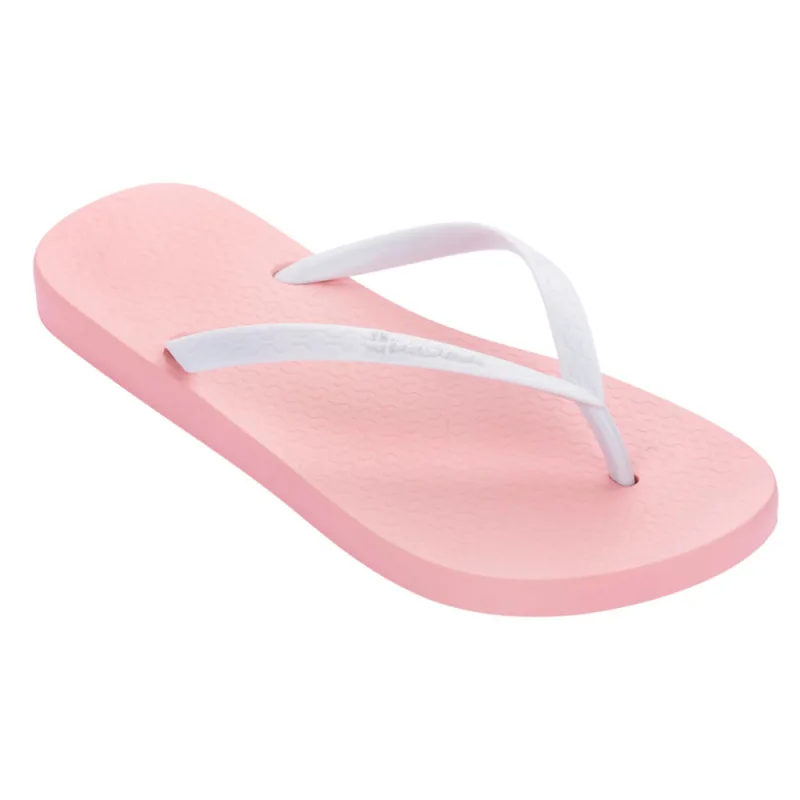 Sandália Grendene Feminina Clássica Tan Rosa e Branca 37/38 - GRENDENE - Vestuário