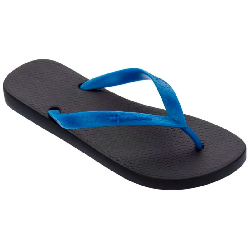 Sandália Ipanema Masculina Clássica Preta e Azul 37/38 - IPANEMA - Vestuário