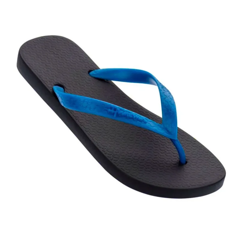 Sandália Ipanema Masculina Clássica Preta e Azul 39/40 - IPANEMA - Vestuário