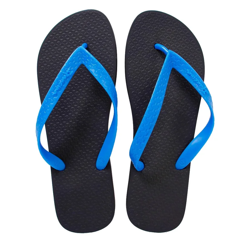 Sandália Ipanema Masculina Clássica Preta e Azul 43/44 - IPANEMA - Vestuário