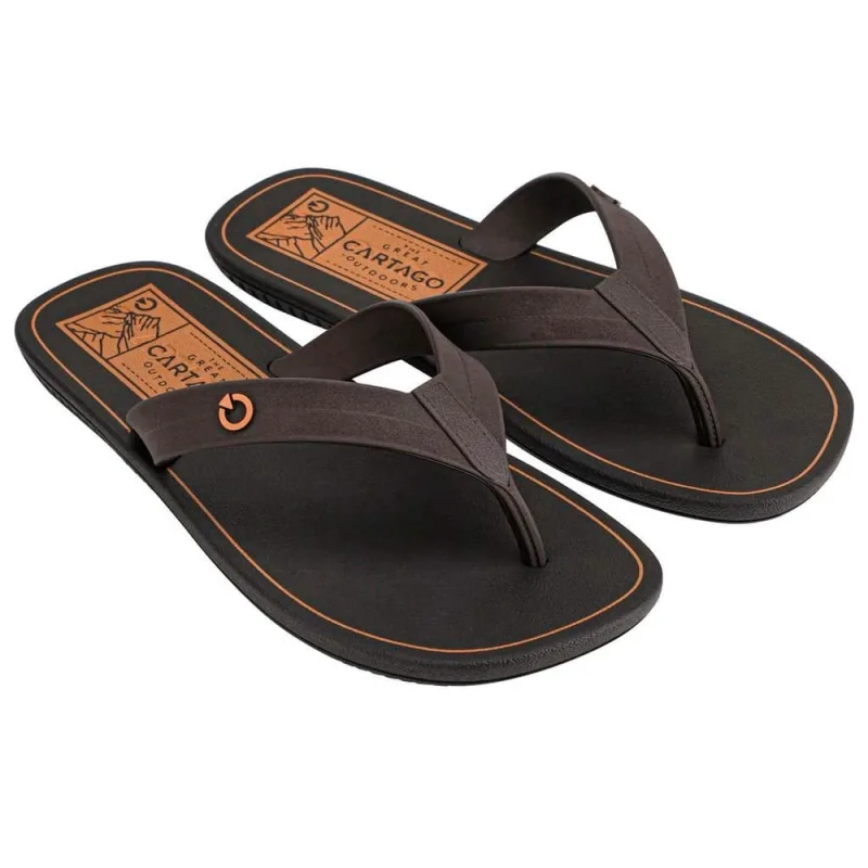 Sandália Cartago Atlanta 11840 Marrom 43/44 - CARTAGO