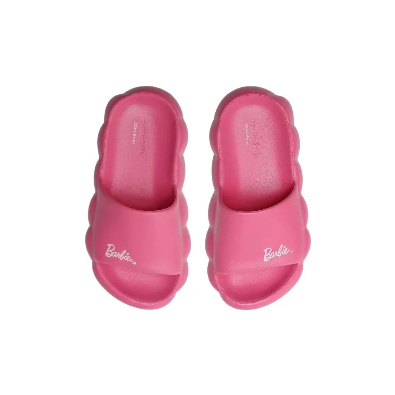 Chinelo Slide Infantil Grendene Kids Comfy Barbie Rosa 31