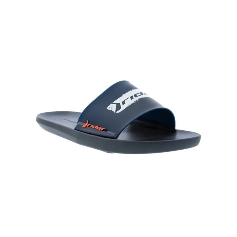 Chinelo Masculino Rider Slide Speed Azul e Preto Tamanho 40