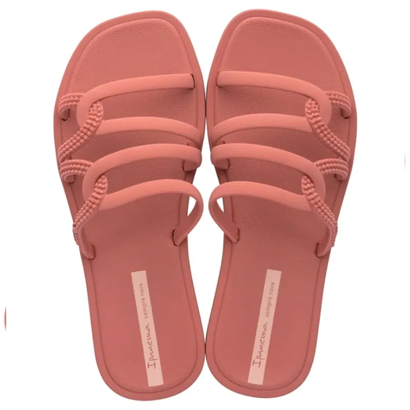 Sandália Ipanema Feminina Solar Slide Rosa e Rosa 38 - IPANEMA - Vestuário