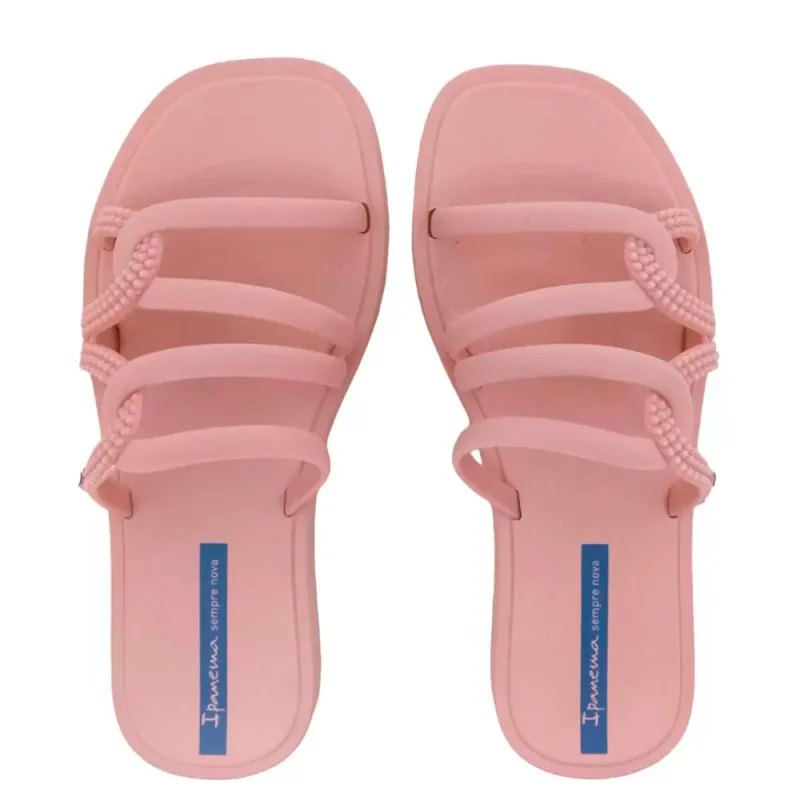Sandália Ipanema Feminina Solar Slide Rosa Claro 37 - IPANEMA - Vestuário