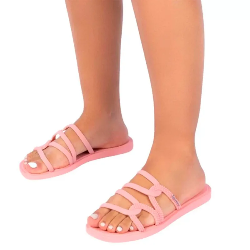 Sandália Ipanema Feminina Solar Slide Rosa Claro 38 - IPANEMA - Vestuário