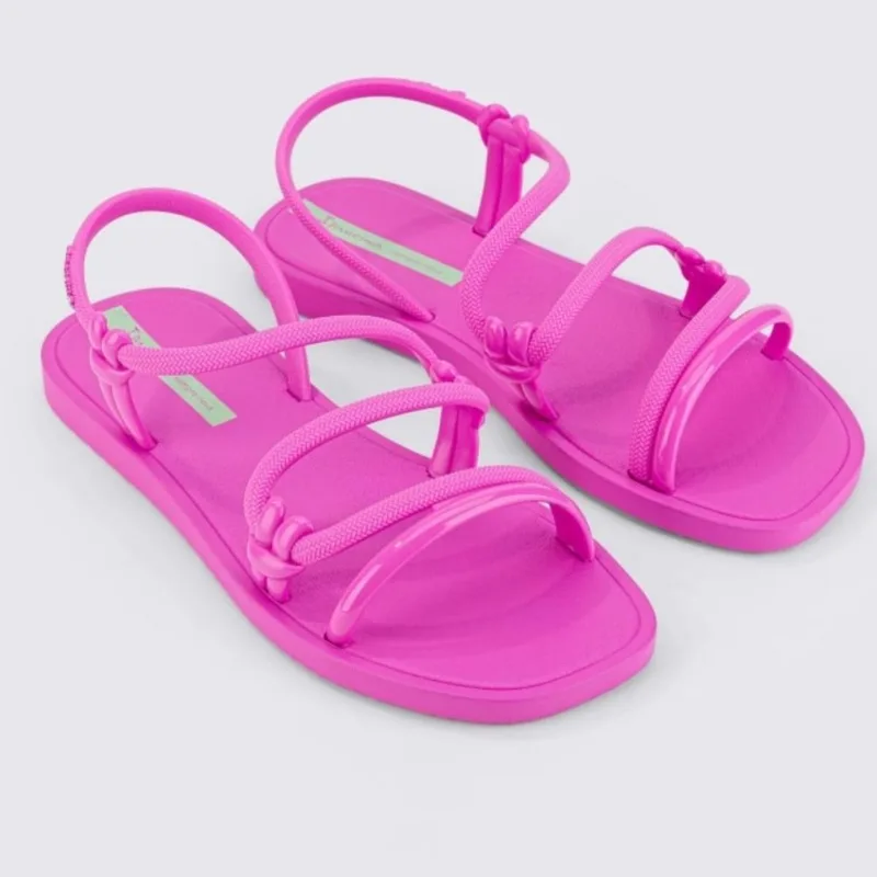 Sandália Rasteira Ipanema Feminino Solar Pink 39/40