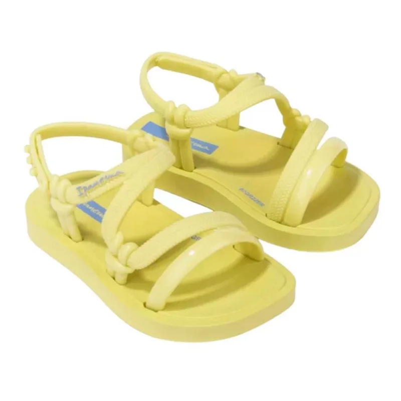 Sandália Ipanema Infantil Solar Baby Amarela 19 - IPANEMA - Vestuário