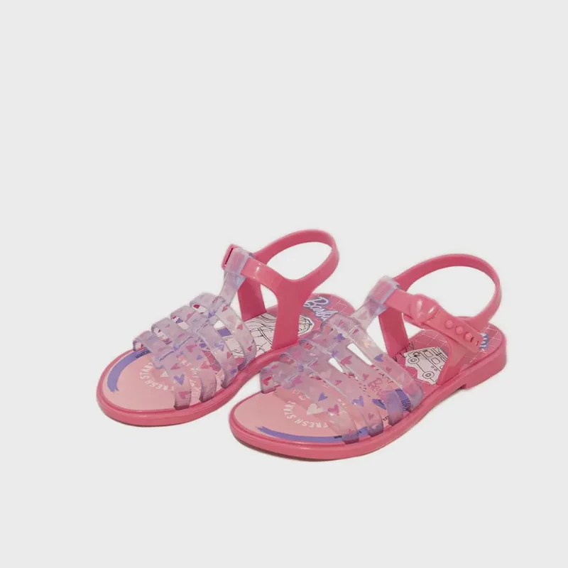 Sandália Infantil Personalidade Barbie Ice Cream Flox ref: 22587