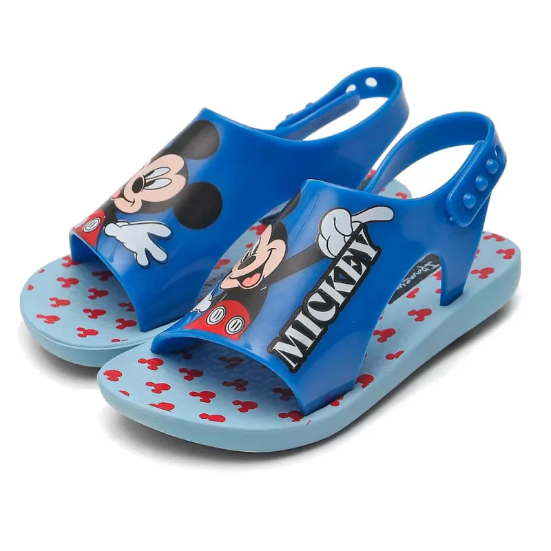 Sandália Ipanema Infantil Sweet Disney Baby Azul 22 - IPANEMA - Vestuário