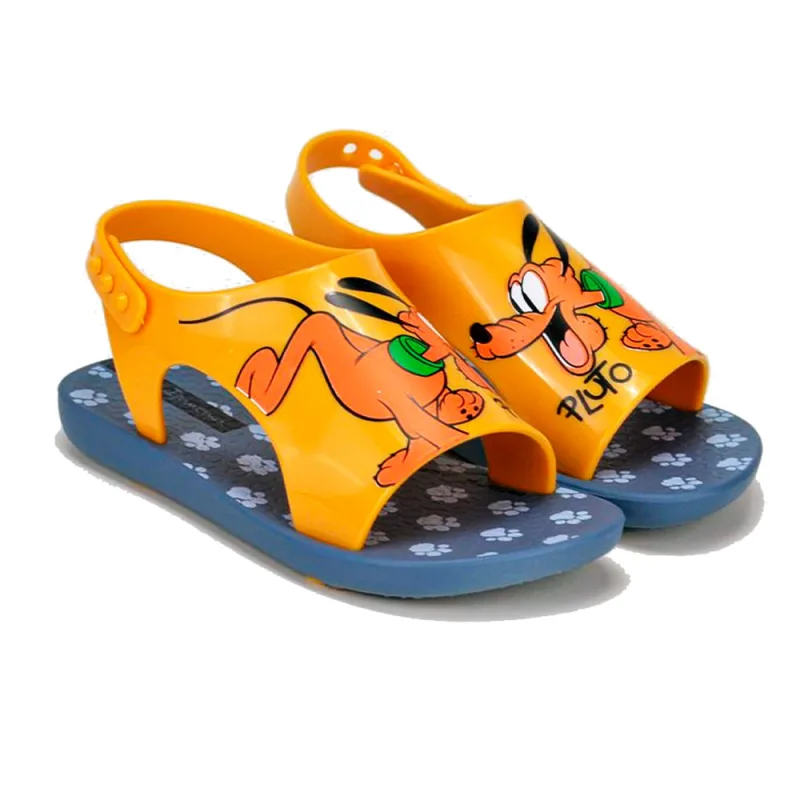 Sandália Ipanema Infantil Sweet Disney Baby Azul e Amarela 19 - IPANEMA - Vestuário