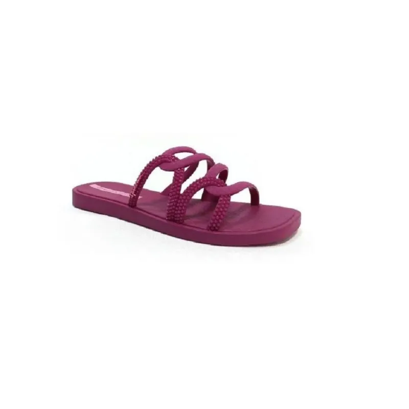Chinelo Feminino Ipanema Solar Slide Rosa Glitter Tamanho 37