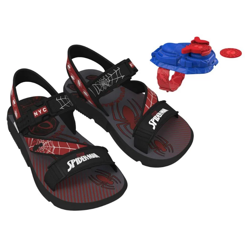 Sandália Grendene Kids Homem Aranha Lançador 22765 25/33