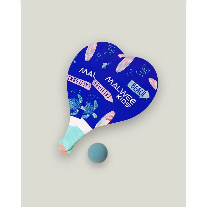 Kit Frescobol Azul Unissex Malwee Kids Azul - U