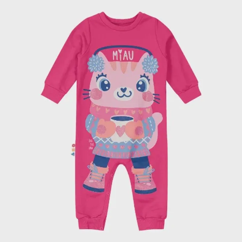 Macacao Infantil Longo Unissex 92771 - Malwee Zig Zig Zaa
