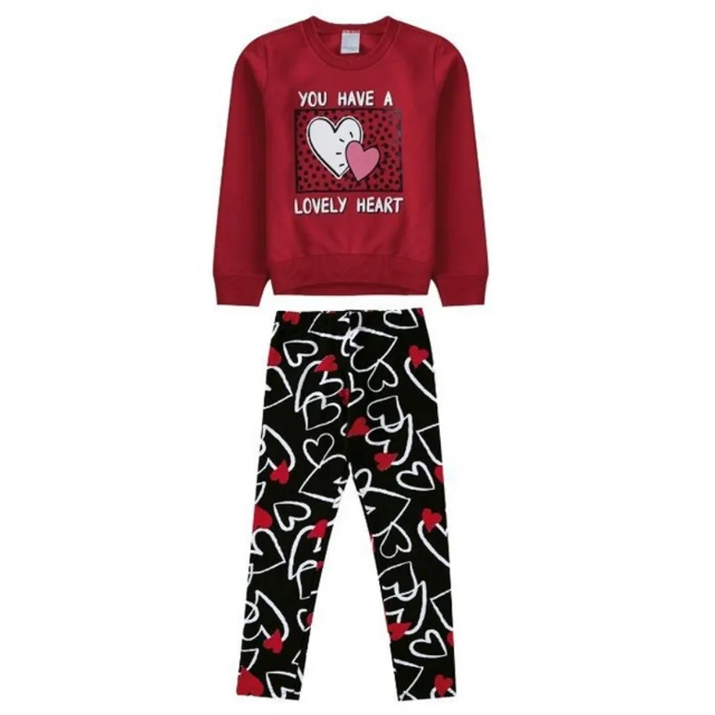 Conjunto Moletom Menina 10 ao 18 Malwee Ref. 091484