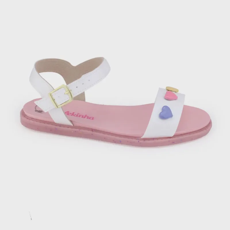 Sandália Infantil Molekinha Mna 2312.639 Verniz Brilho