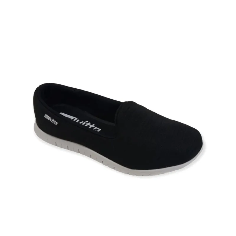Tenis Feminino ActVitta Tecido Praga Preto 4202200